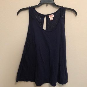 Target Mossimo brand blue tank top.